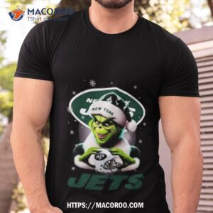 Santa Grinch Love New York Jets Christmas Shirt