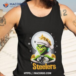 Santa Grinch Love Pittsburgh Steelers Merry Christmas Tank Top 3