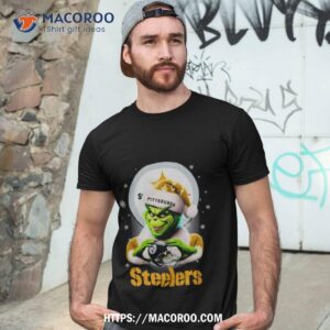 Santa Grinch Love Pittsburgh Steelers Merry Christmas Shirt