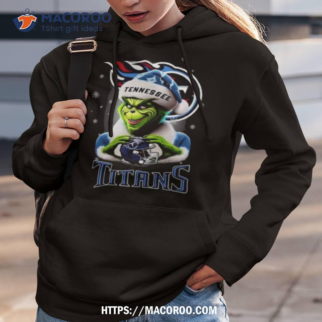 Santa Grinch Love Tennessee Titans Christmas Shirt Santa Grinch Love Tennessee Titans Christmas Shirt