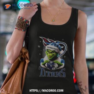Santa Grinch Love Tennessee Titans Christmas Shirt 3 Santa Grinch Love Tennessee Titans Christmas Tank Top 4