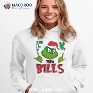 Santa Grinch Merry Grinchmas Fuck Them Bills Christmas Hoodie 1