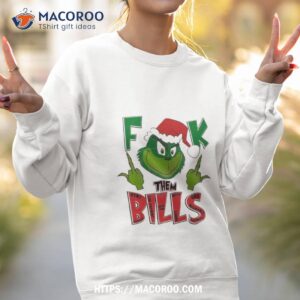 Santa Grinch Merry Grinchmas Fuck Them Bills Christmas Sweatshirt 2