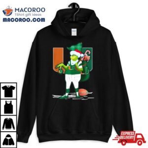 Santa Grinch Miami Hurricanes Gift Christmas Shirt