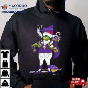 Santa Grinch Minnesota Vikings Christmas 2023 Shirt