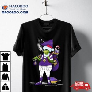 Santa Grinch Minnesota Vikings Christmas Tshirt