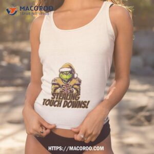 Santa Grinch New Orlean Saints Stealing Touch Downs Christmas Tank Top 1