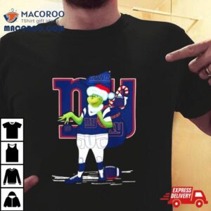 Santa Grinch New York Giants Gift Christmas Tshirt