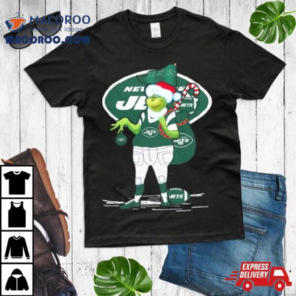 Santa Grinch New York Jets Christmas 2023 Shirt