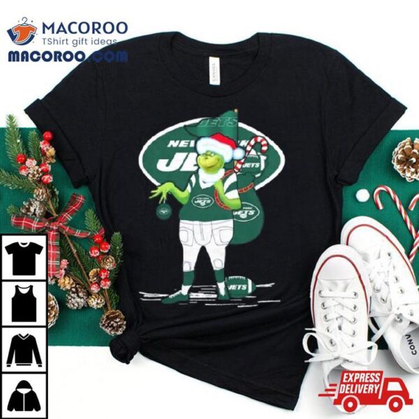 Santa Grinch New York Jets Christmas 2023 Shirt