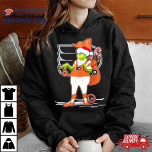 Santa Grinch Philadelphia Flyers Gift Christmas Tshirt