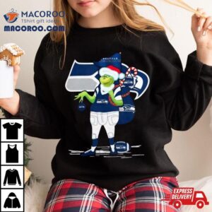 Santa Grinch Seattle Seahawks Christmas 2023 Shirt