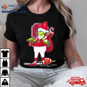 Santa Grinch Stanford Cardinal Gift Christmas Tshirt