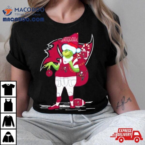 Santa Grinch Tampa Bay Buccaneers Christmas 2023 Shirt