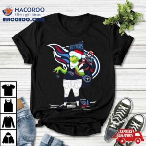 Santa Grinch Tennessee Titans Christmas Tshirt