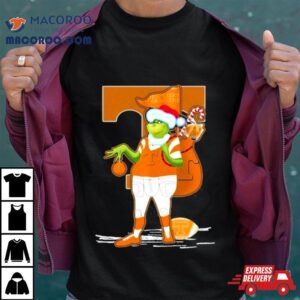 Santa Grinch Tennessee Volunteers Gift Christmas Shirt