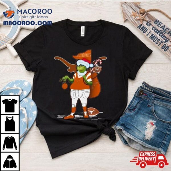 Santa Grinch Texas Longhorns Christmas 2023 Shirt