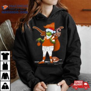 Santa Grinch Texas Longhorns Christmas Tshirt