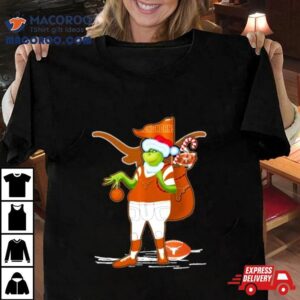 Santa Grinch Texas Longhorns Gift Christmas Shirt