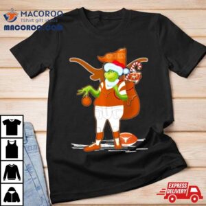 Santa Grinch Texas Longhorns Gift Christmas Tshirt