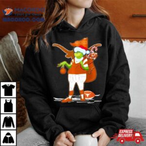 Santa Grinch Texas Longhorns Gift Christmas Tshirt