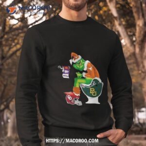 Santa Grinch Texas Longhorns Toilet Christmas 2023 Sweatshirt