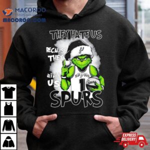 Santa Grinch They Hate Us Because They Ain’t San Antonio Spurs Christmas Shirt