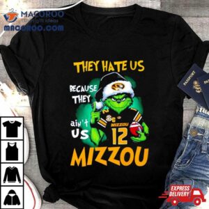 Santa Grinch They Hate Us Because They Ain’t Us Missouri Tigers Football Christmas Shirt