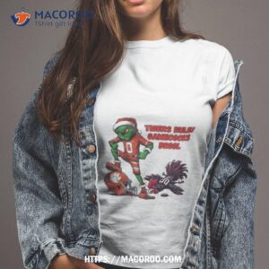 Santa Grinch Tigers Rule Gamecocks Drool Tshirt 2