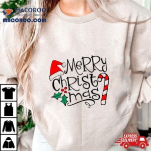 Santa Hat Merry Christmas Shirt 2 Santa Hat Merry Christmas Tshirt