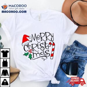 Santa Hat Merry Christmas Shirt 3 Santa Hat Merry Christmas Tshirt