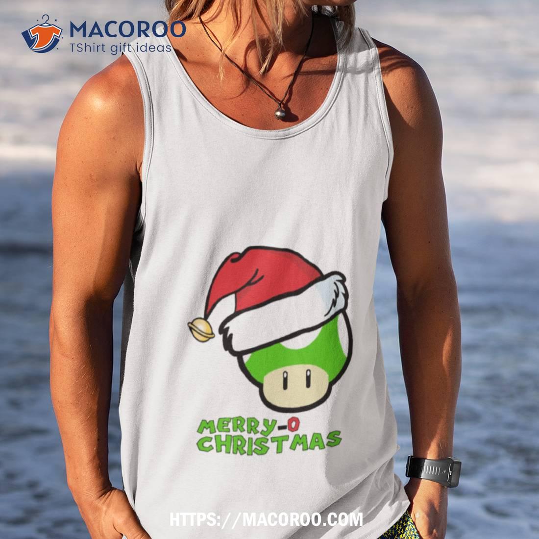 Santa Mushroom Merry O Christmas Shirt Santa Mushroom Merry O Christmas Shirt