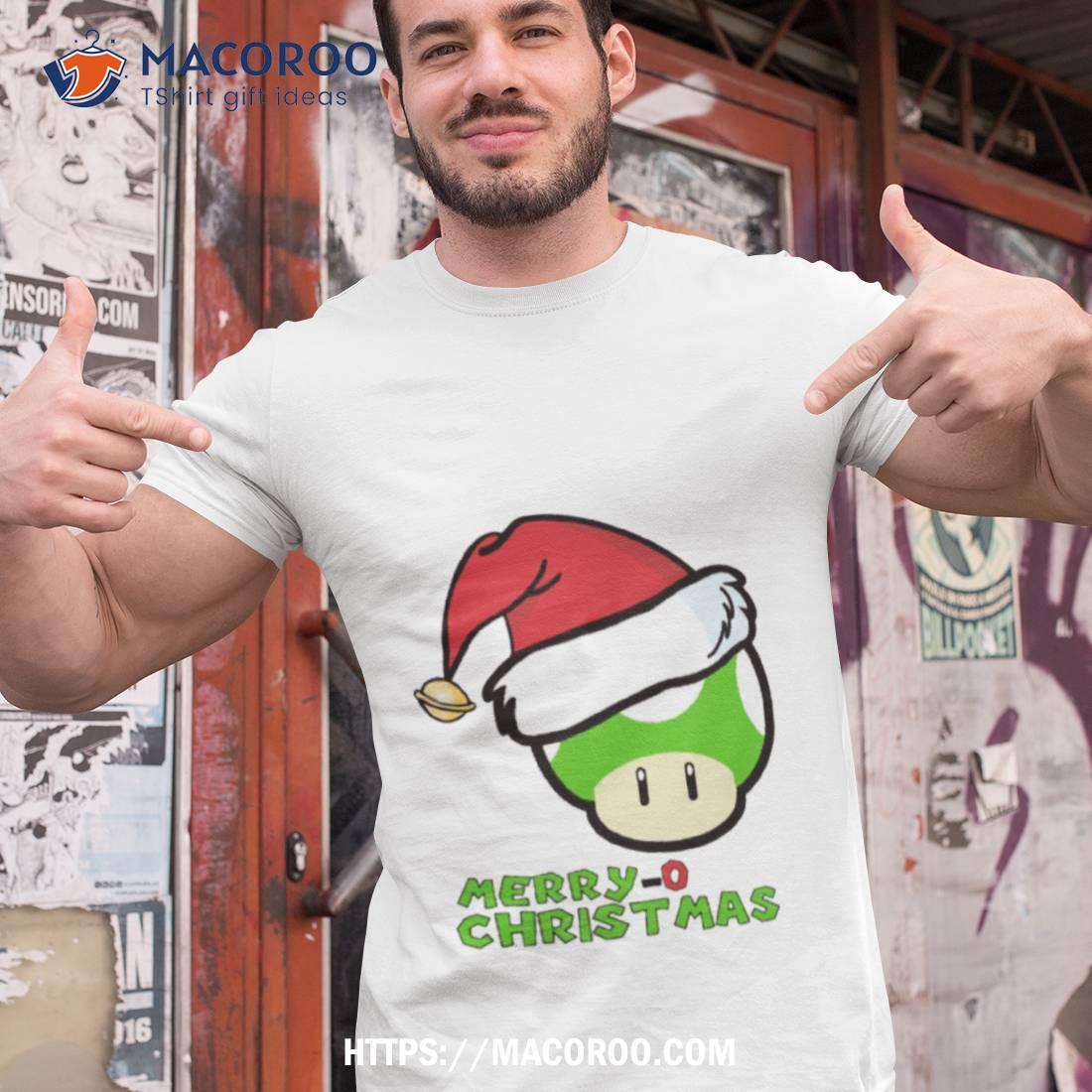 Santa Mushroom Merry O Christmas Shirt Santa Mushroom Merry O Christmas Shirt