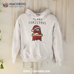 Santa Red Among Us Merry Christmas T Shirt