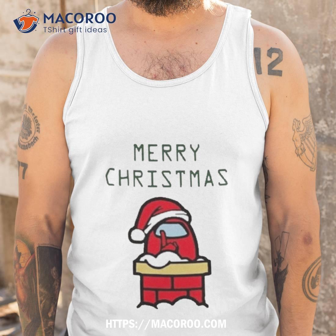Santa Red Among Us Merry Christmas T Shirt Santa Red Among Us Merry Christmas T Shirt