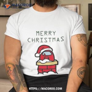 Santa Red Among Us Merry Christmas T Shirt