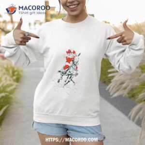 Santa Riding Mule Sweatshirt 1
