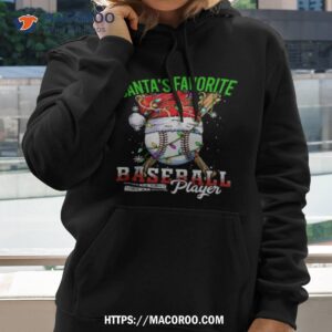 Santa S Favorite Baseball Player Christmas Baseball 2023 Hoodie