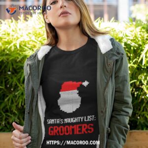 Santa’s Naughty List Groomers Ugly Christmas