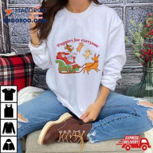 Santa’s Sliding Puppies Bringing Joy To Everyone This Christmas Shirt