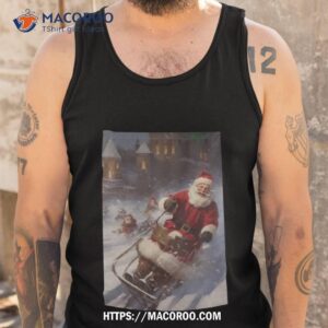 Santa S Snowy Village Ride Christmas 2023 Tank Top