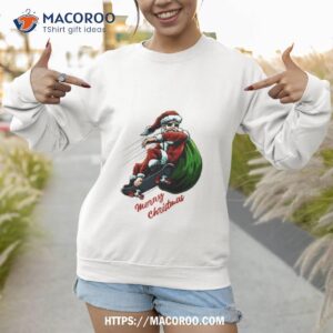 Santa Skater Christmas Sweatshirt