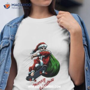 Santa Skater Christmas Shirt