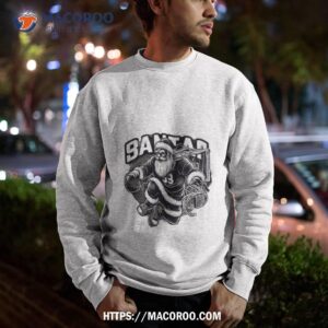 Santa Slam Dunk Merry Christmas Gif Sweatshirt