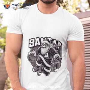 Santa Slam Dunk Merry Christmas Gift Shirt