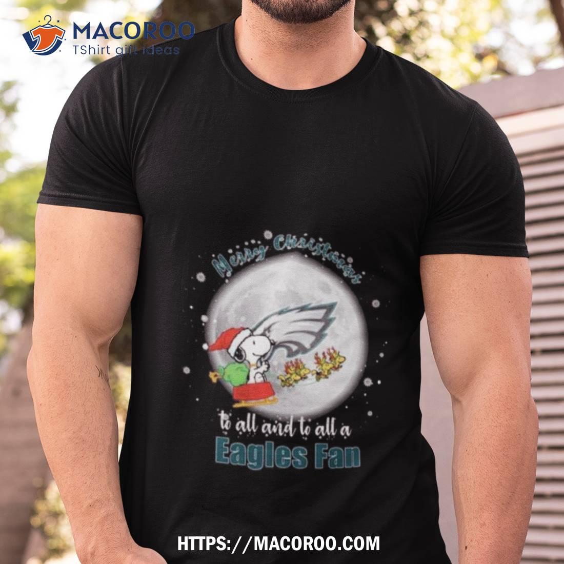 Santa Snoopy And Reindeer Woodstock Merry Christmas To All And To All A Philadelphia Eagles Fan Shirt Santa Snoopy And Reindeer Woodstock Merry Christmas To All And To All A Philadelphia Eagles Fan Shirt