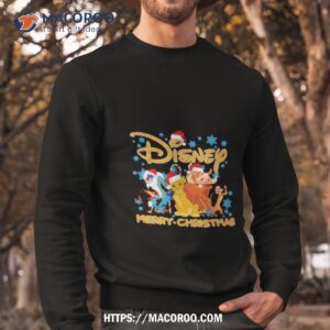 Santa The Lion King Disney Merry Christmas Diamond Gif Sweatshirt