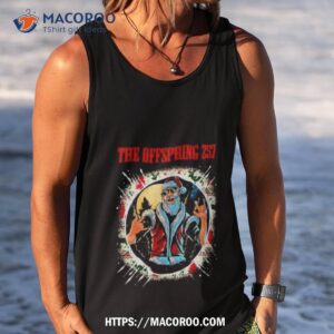 Santa The Offspring 257 Band Christmas Tank Top
