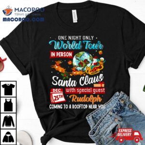 Santa World Tour On Th Dec Awesome Tshirt