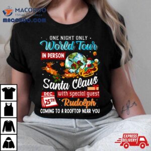 Santa World Tour On Th Dec Awesome Tshirt